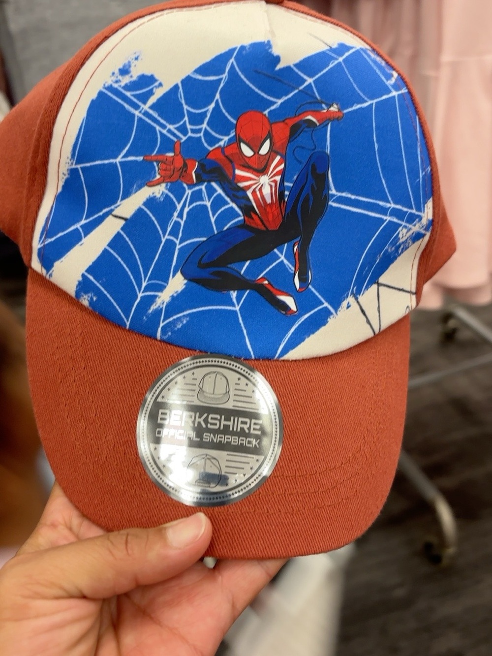 iRE Fashion Spider-Man Red & Blue Kids Cap